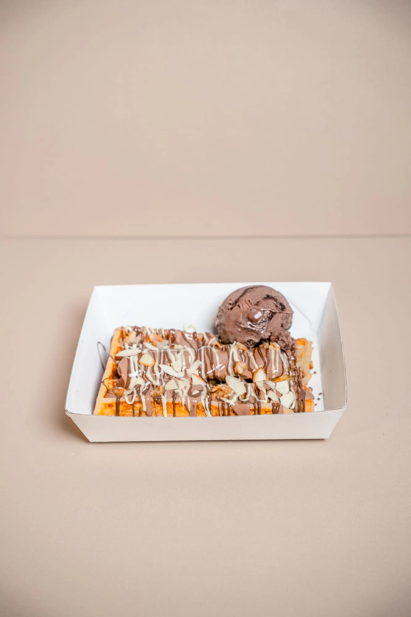 Triple Chocolate Waffle