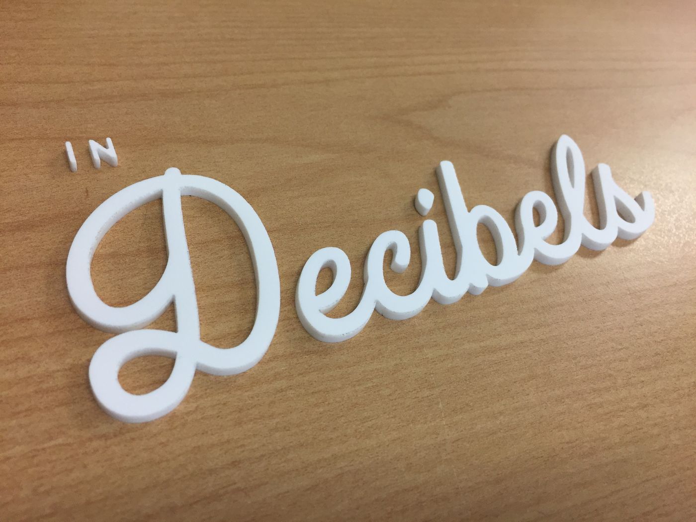 3D Lettering and CNC Cutting