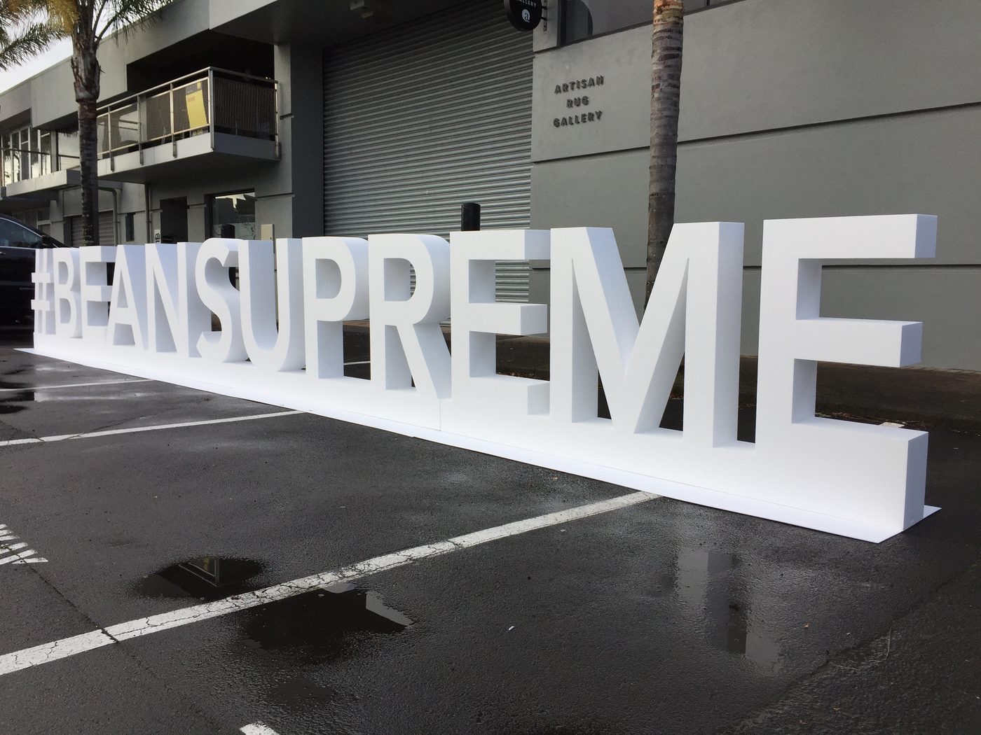 Large Scale Polystyrene Letters and Logos