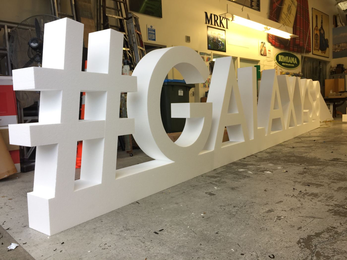 Large Scale Polystyrene Letters and Logos